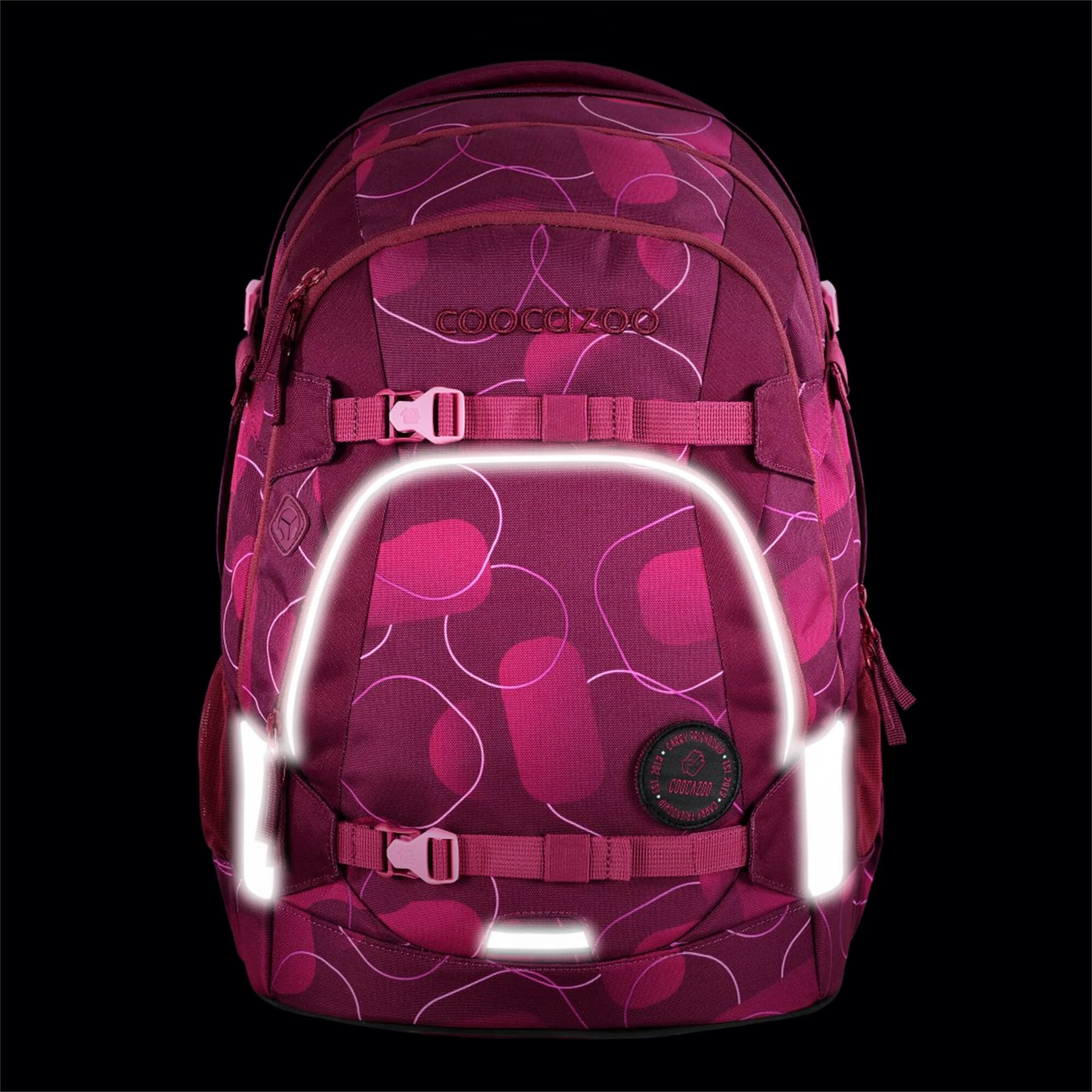 Coocazoo Rucksack MATE, 30 Liter In Berry Bubbles 2 Coocazoo Rucksack MATE, 30 Liter In Berry Bubbles – Bild 2