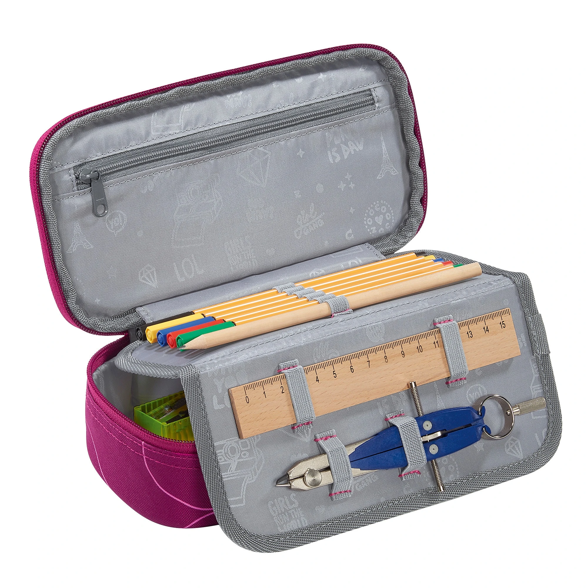 Coocazoo Schlamperbox Berry Bubbles In Lila/pink 2 Coocazoo Schlamperbox Berry Bubbles In Lila/pink – Bild 2