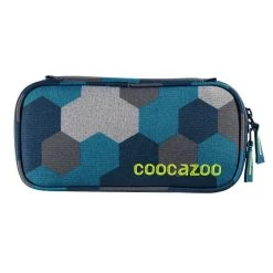 Coocazoo Schlamperbox Blue Geometric Melange In Blau/grau