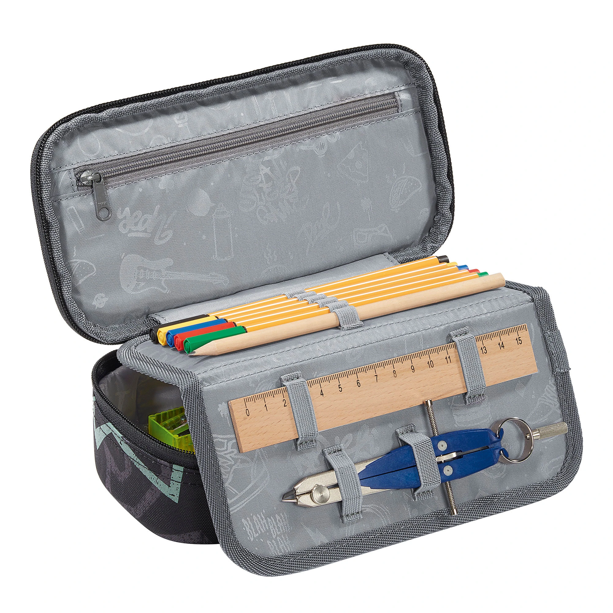 Coocazoo Schlamperbox Reflective Graffitti In Lila/pink 2 Coocazoo Schlamperbox Reflective Graffitti In Lila/pink – Bild 2