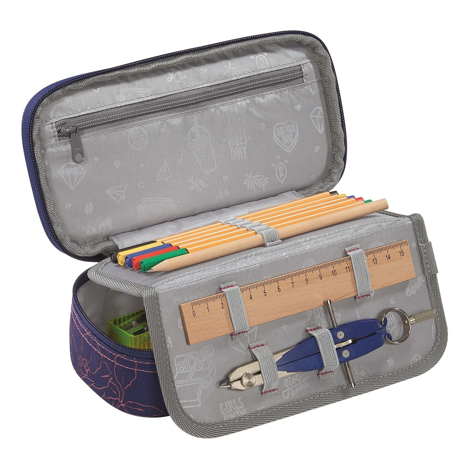 Coocazoo Schlamperbox Sweet Rose In Lila/rosa 2 Coocazoo Schlamperbox Sweet Rose In Lila/rosa – Bild 2