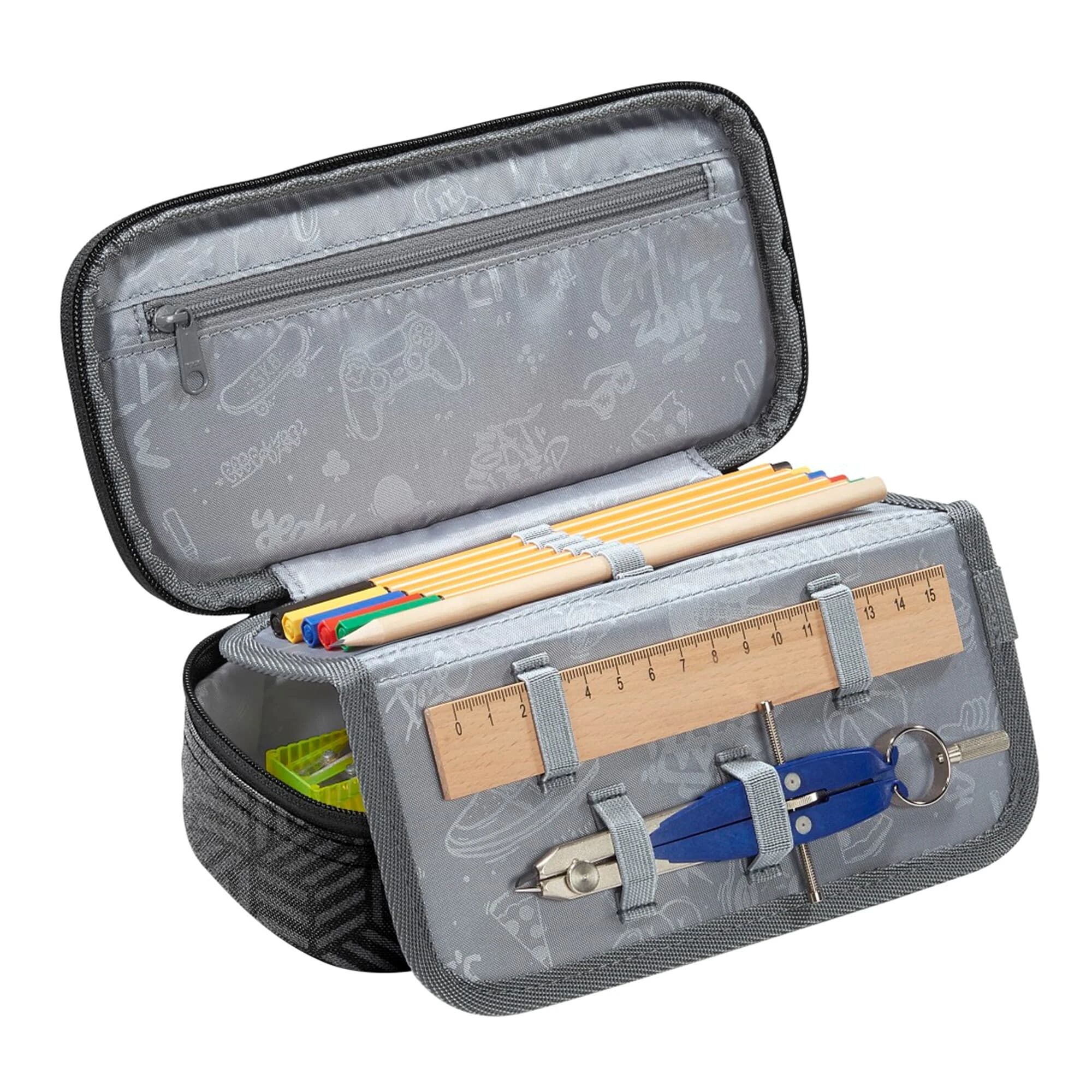 Coocazoo Schlampermäppchen In Black Carbon 2 Coocazoo Schlampermäppchen In Black Carbon – Bild 2