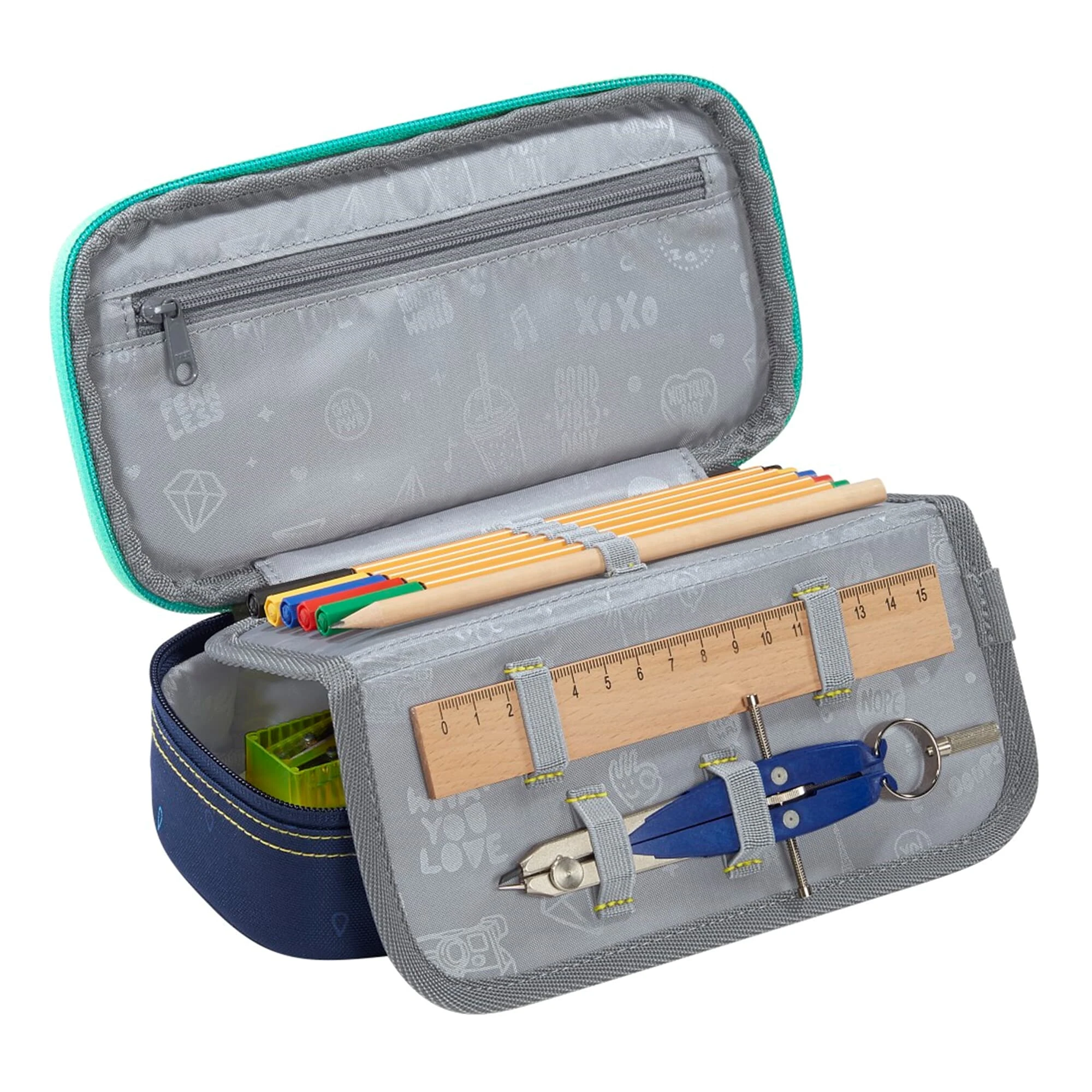 Coocazoo Schlampermäppchen In Happy Raindrops 2 Coocazoo Schlampermäppchen In Happy Raindrops – Bild 2