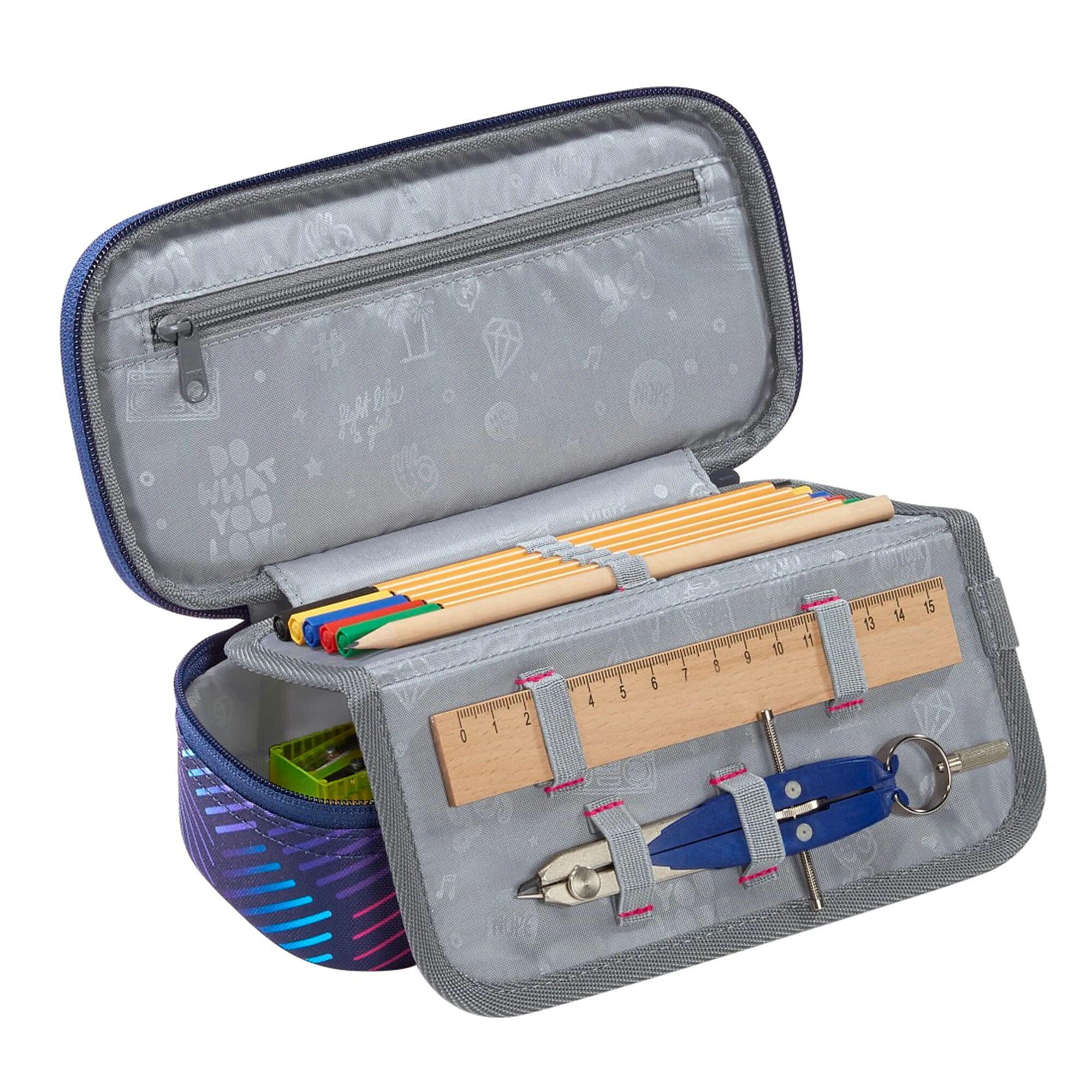 Coocazoo Schlampermäppchen In Indigo Illusion 2 Coocazoo Schlampermäppchen In Indigo Illusion – Bild 2