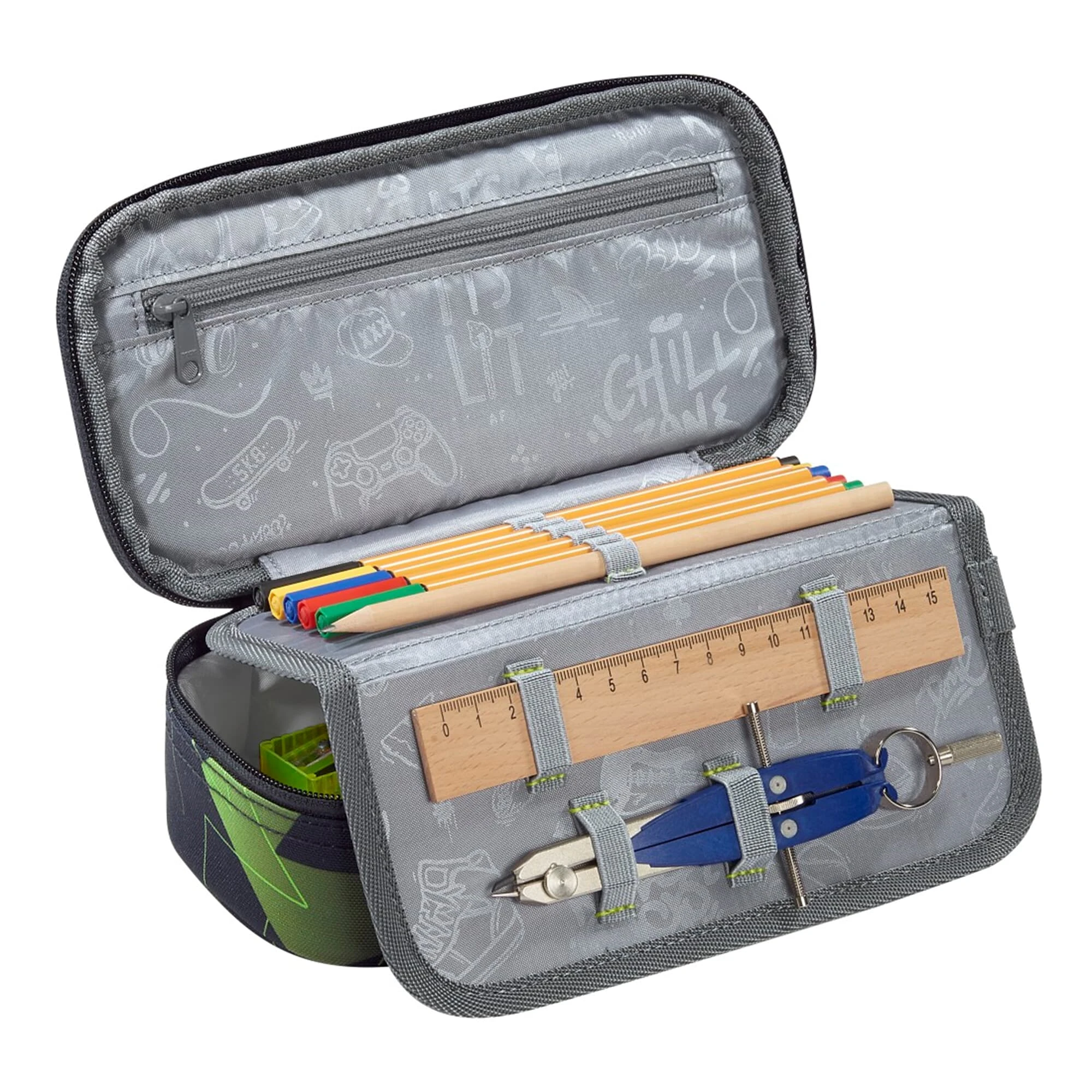 Coocazoo Schlampermäppchen In Lime Flash 2 Coocazoo Schlampermäppchen In Lime Flash – Bild 2