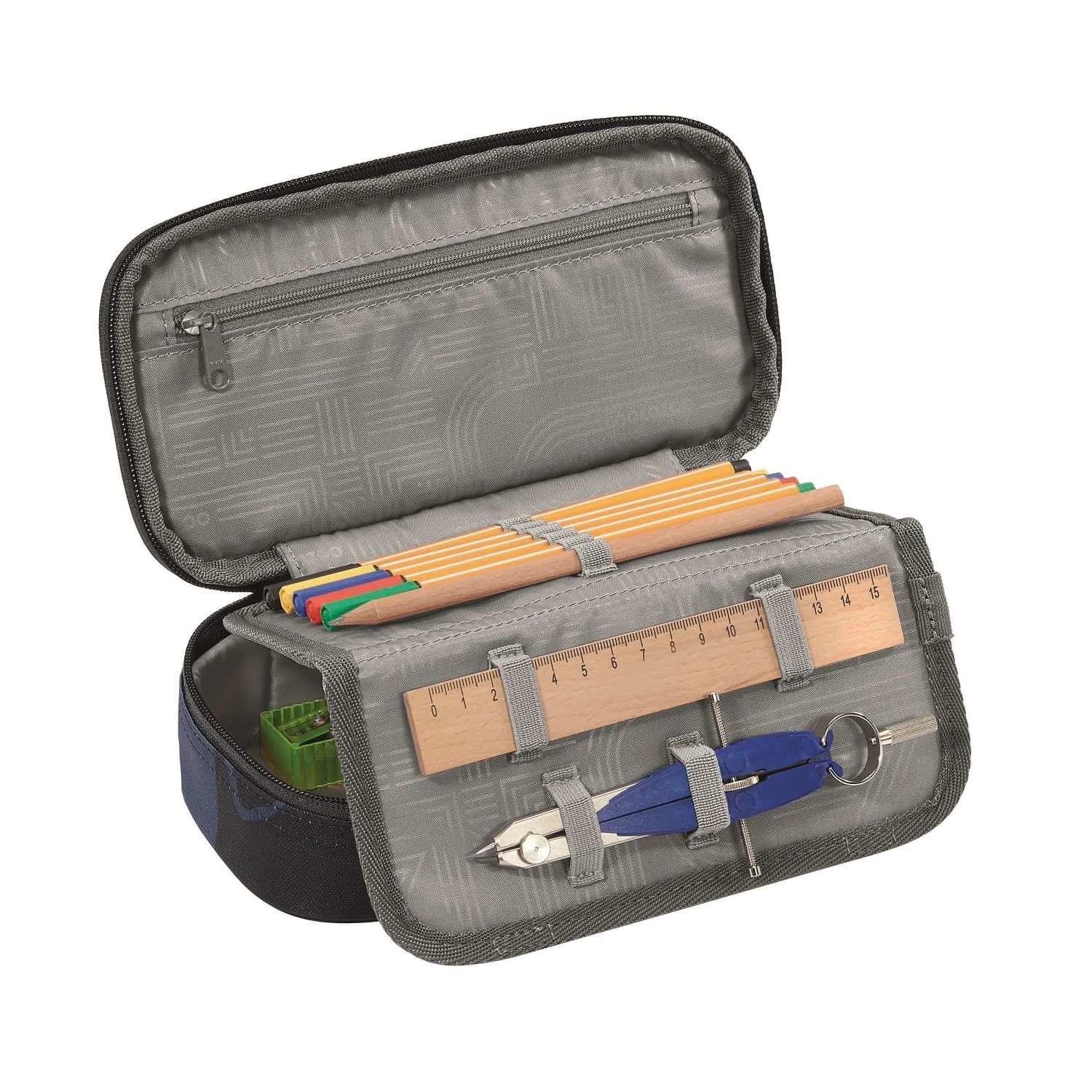 Coocazoo Schlampermäppchen Lava Lines In Schwarz 2 Coocazoo Schlampermäppchen Lava Lines In Schwarz – Bild 2