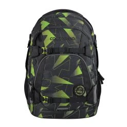 Coocazoo Schulrucksack MATE Lime Flash In Schwarz/grün