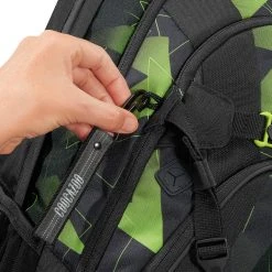 Coocazoo Schulrucksack MATE Lime Flash In Schwarz/grün -Yeaz Geschäft coocazoo schulrucksack mate lime flash in schwarz grun 5