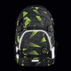 Coocazoo Schulrucksack MATE Lime Flash In Schwarz/grün -Yeaz Geschäft coocazoo schulrucksack mate lime flash in schwarz grun 8