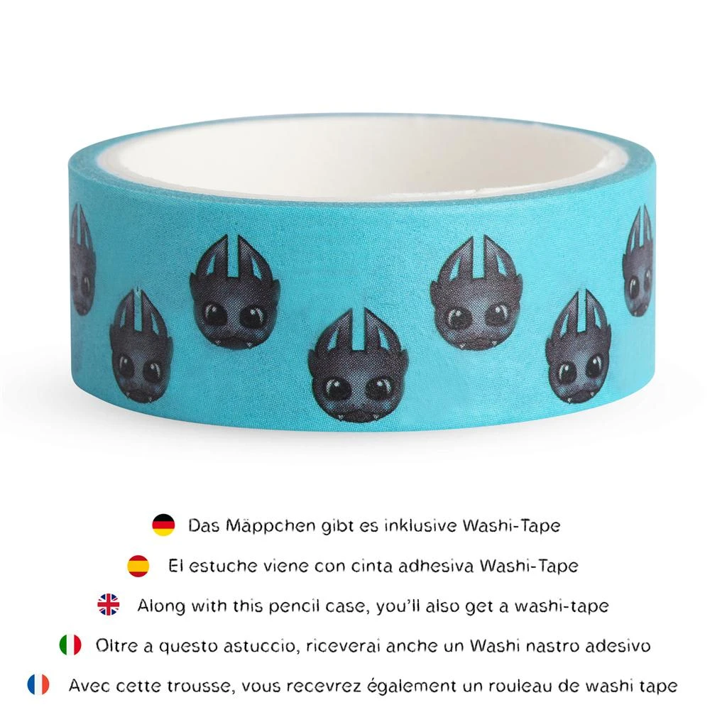 CORIMORI Kuscheltier Federmäppchen In Anthrazit/türkis 5 CORIMORI Kuscheltier Federmäppchen In Anthrazit/türkis – Bild 5