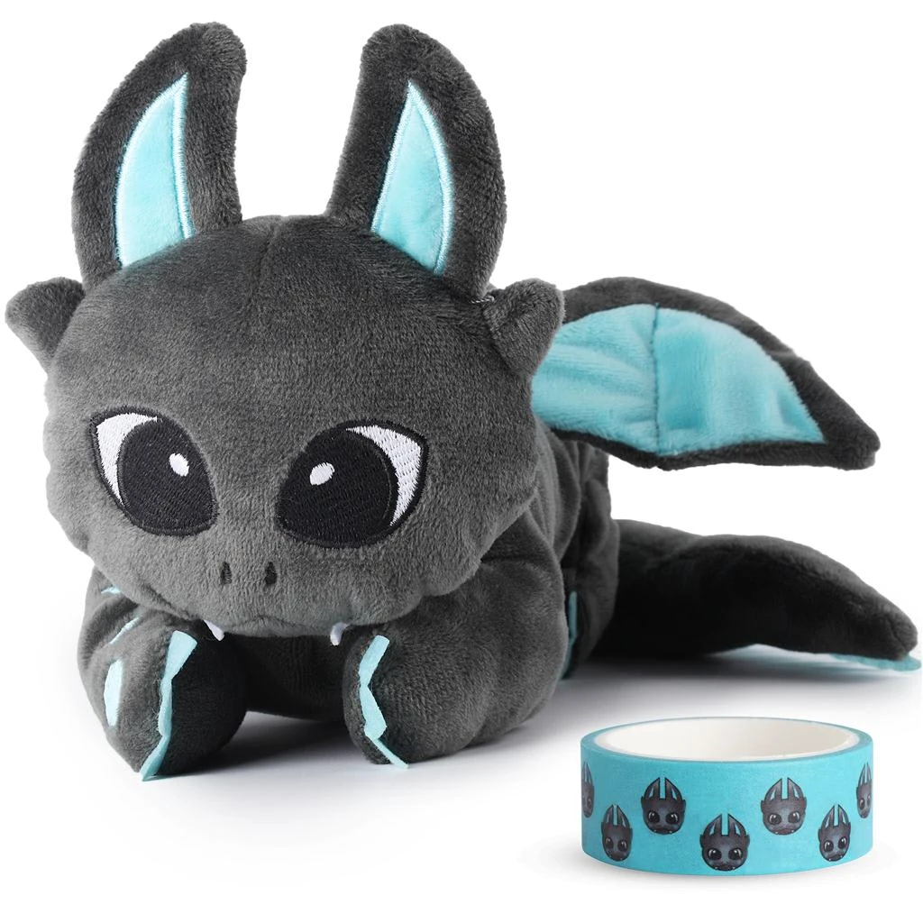 CORIMORI Kuscheltier Federmäppchen In Anthrazit/türkis 1 CORIMORI Kuscheltier Federmäppchen In Anthrazit/türkis