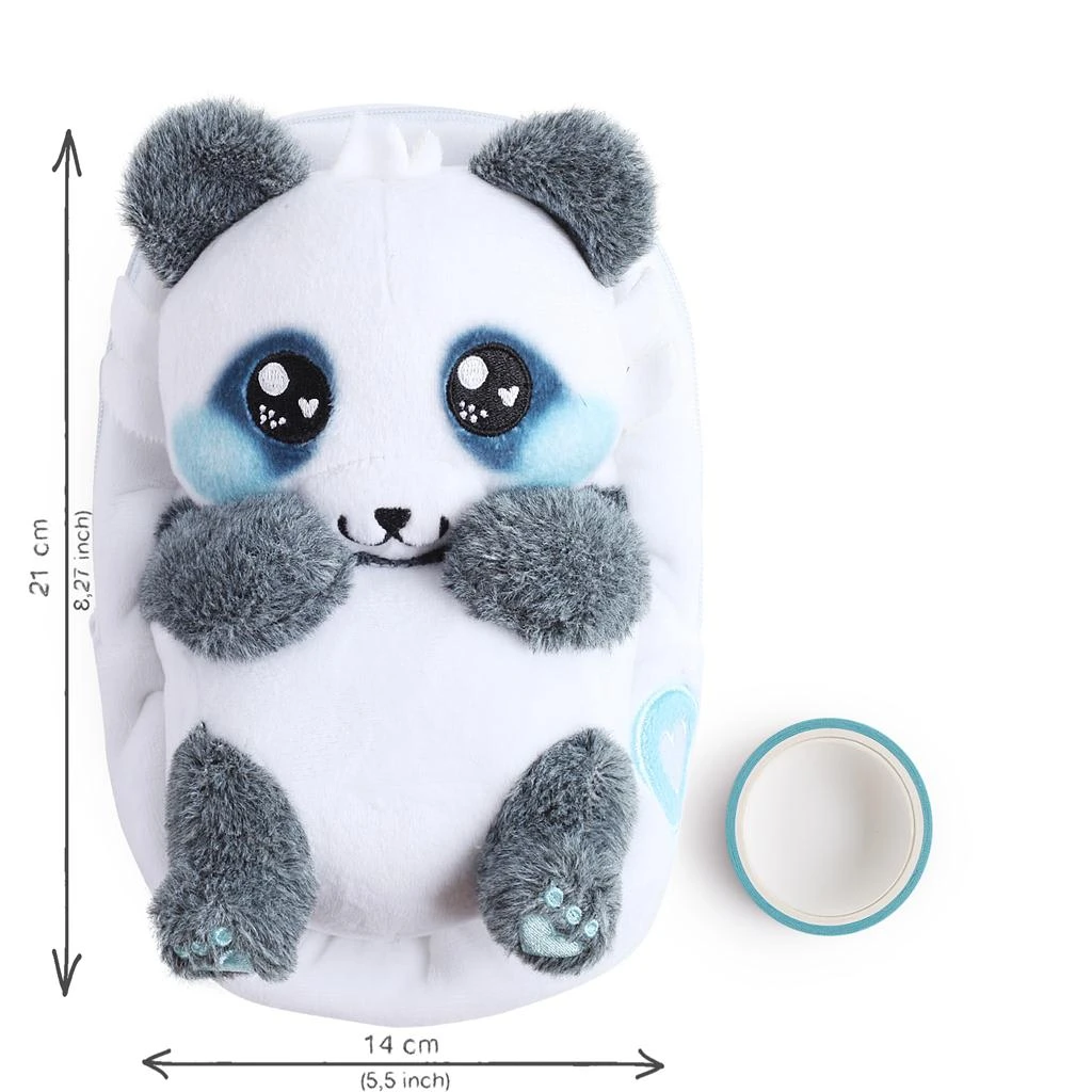 CORIMORI Kuscheltier Federmäppchen In Blau/weiß 3 CORIMORI Kuscheltier Federmäppchen In Blau/weiß – Bild 3