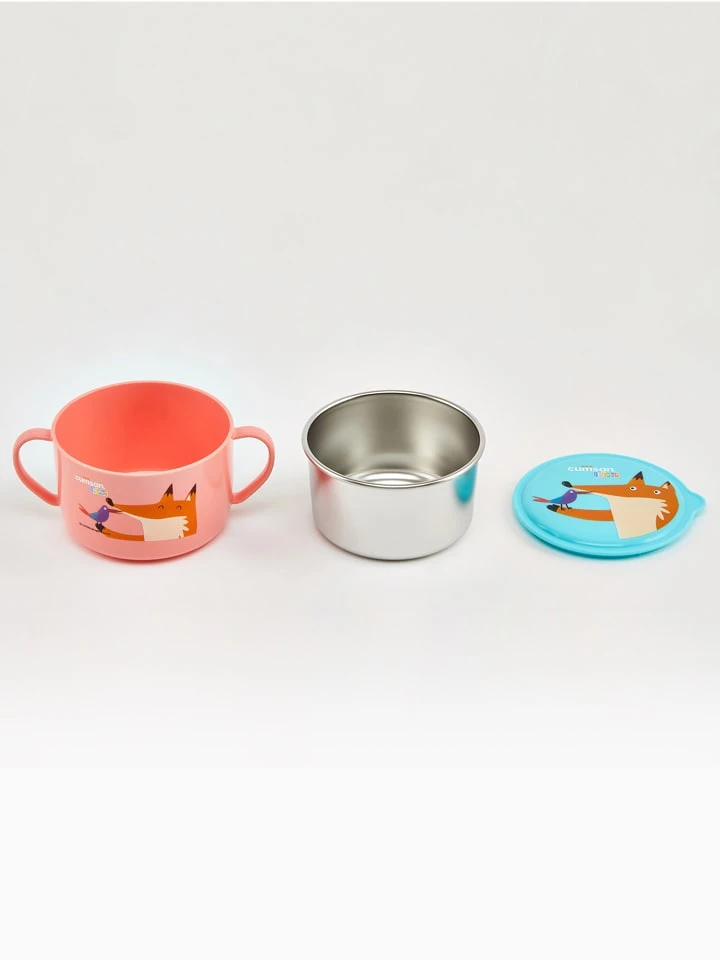 Cuitisan Schüssel "Infant" In Rosa/ Türkis - 650 Ml 3 Cuitisan Schüssel "Infant" In Rosa/ Türkis - 650 Ml – Bild 3