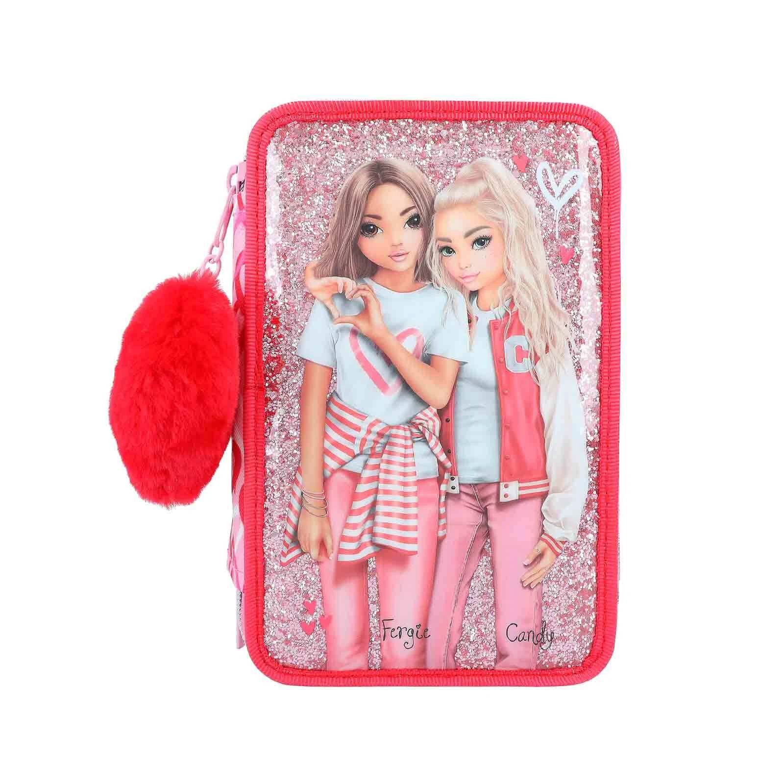 Depesche 3-Fach Federtasche ONE LOVE Inkl. Stifte TOPModel 20 X 13 Cm In Rot 1 Depesche 3-Fach Federtasche ONE LOVE Inkl. Stifte TOPModel 20 X 13 Cm In Rot