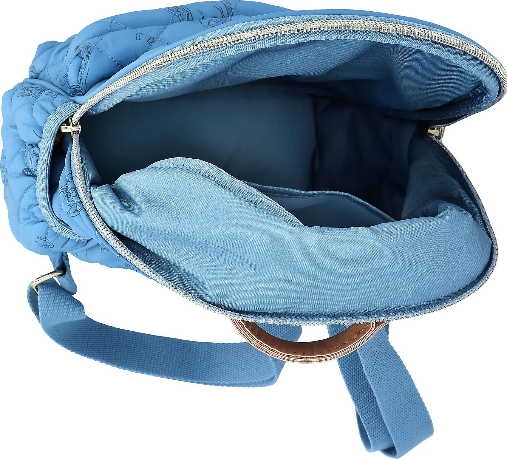 Depesche Miss Melody Freizeitrucksack BLUE QUILT 5 Depesche Miss Melody Freizeitrucksack BLUE QUILT – Bild 5