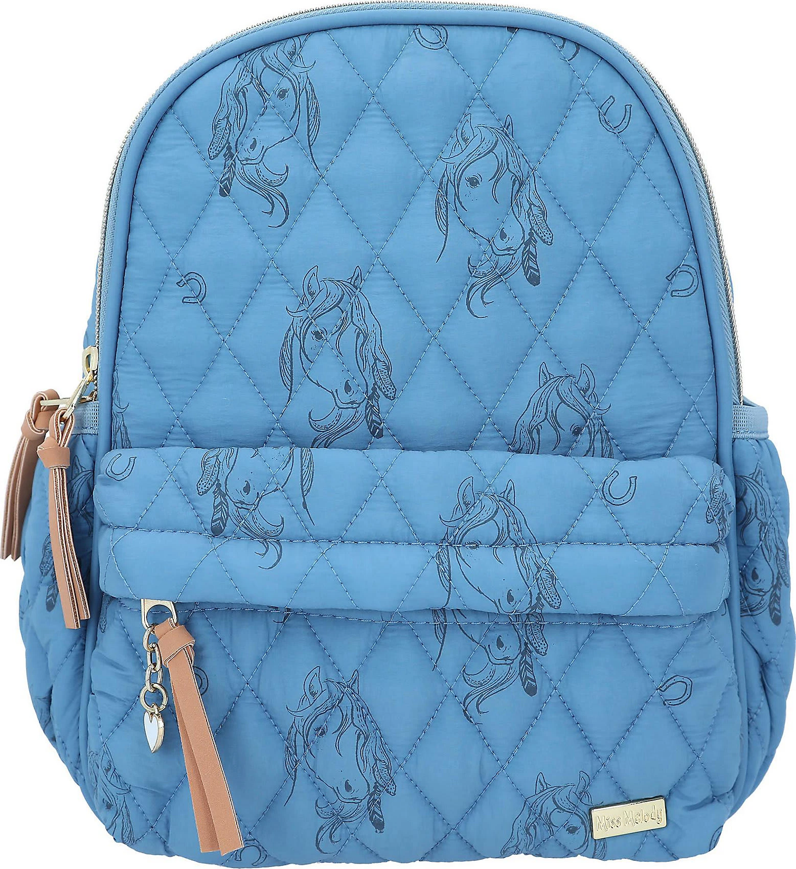 Depesche Miss Melody Freizeitrucksack BLUE QUILT 1 Depesche Miss Melody Freizeitrucksack BLUE QUILT