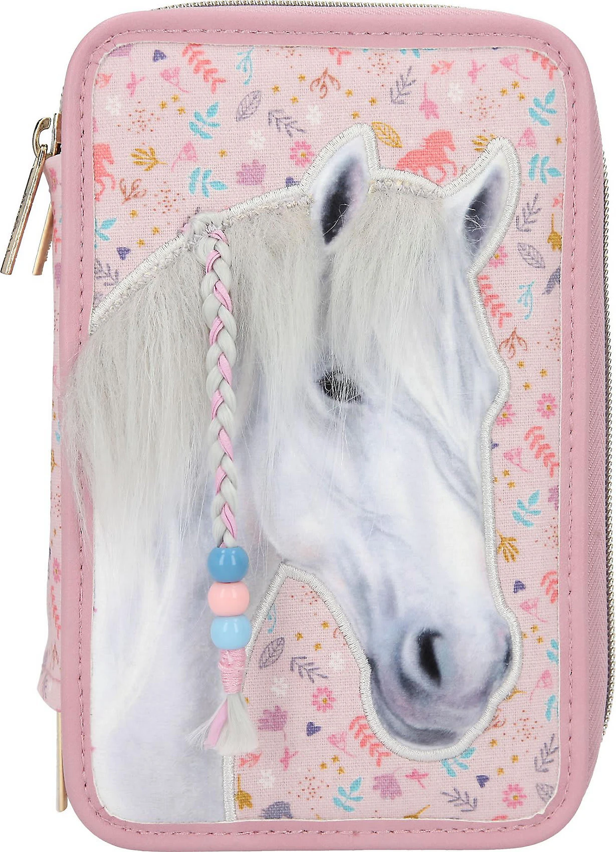 Depesche Miss Melody Triple-Federmäppchen SUMMER GARDEN, Befüllt Mit über 40 Teilen 1 Depesche Miss Melody Triple-Federmäppchen SUMMER GARDEN, Befüllt Mit über 40 Teilen