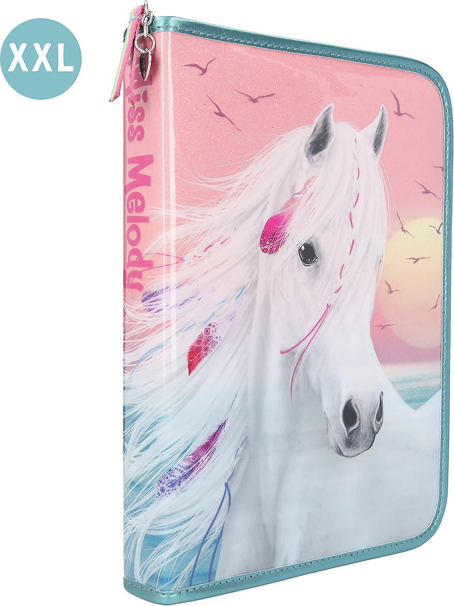 Depesche Miss Melody XL-Federmäppchen SUMMER SUN, Befüllt Mit über 40 Teilen 2 Depesche Miss Melody XL-Federmäppchen SUMMER SUN, Befüllt Mit über 40 Teilen – Bild 2