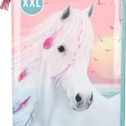 Depesche Miss Melody XL-Federmäppchen SUMMER SUN, Befüllt Mit über 40 Teilen