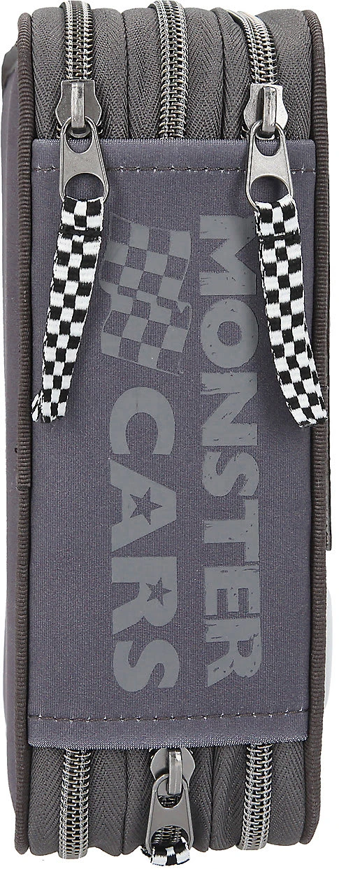 Depesche Monster Cars LED Triple-Federmäppchen GAMER, Befüllt Mit über 40 Teilen 4 Depesche Monster Cars LED Triple-Federmäppchen GAMER, Befüllt Mit über 40 Teilen – Bild 4