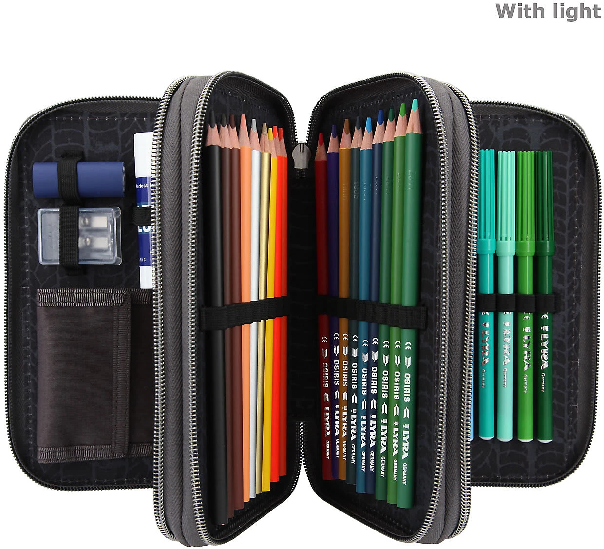 Depesche Monster Cars LED Triple-Federmäppchen GAMER, Befüllt Mit über 40 Teilen 5 Depesche Monster Cars LED Triple-Federmäppchen GAMER, Befüllt Mit über 40 Teilen – Bild 5