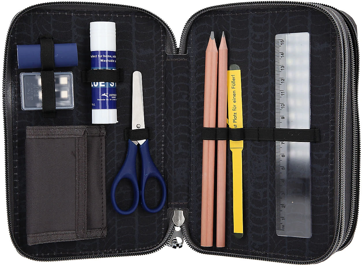 Depesche Monster Cars LED Triple-Federmäppchen GAMER, Befüllt Mit über 40 Teilen 6 Depesche Monster Cars LED Triple-Federmäppchen GAMER, Befüllt Mit über 40 Teilen – Bild 6