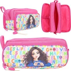 Depesche TOPModel Schlampermäppchen Mit Seitenfächern SELFLOVE, Unbefüllt