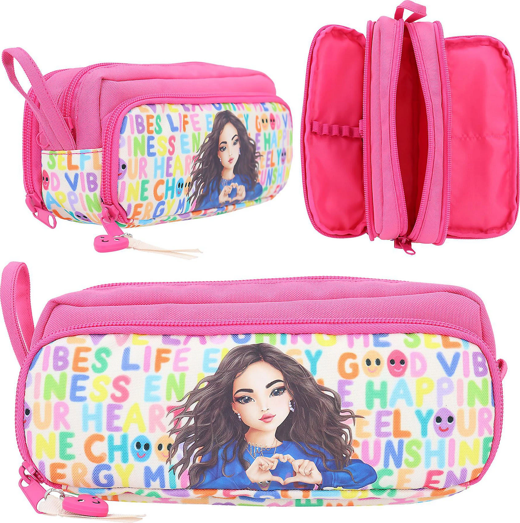 Depesche TOPModel Schlampermäppchen Mit Seitenfächern SELFLOVE, Unbefüllt 1 Depesche TOPModel Schlampermäppchen Mit Seitenfächern SELFLOVE, Unbefüllt