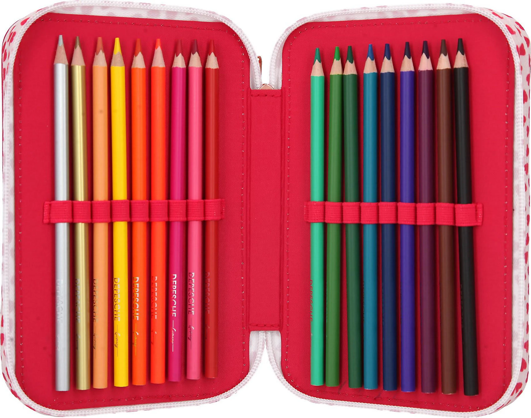 Depesche TOPModel Triple-Federmäppchen BEAUTY GIRL, Befüllt Mit über 40 Teilen 5 Depesche TOPModel Triple-Federmäppchen BEAUTY GIRL, Befüllt Mit über 40 Teilen – Bild 5