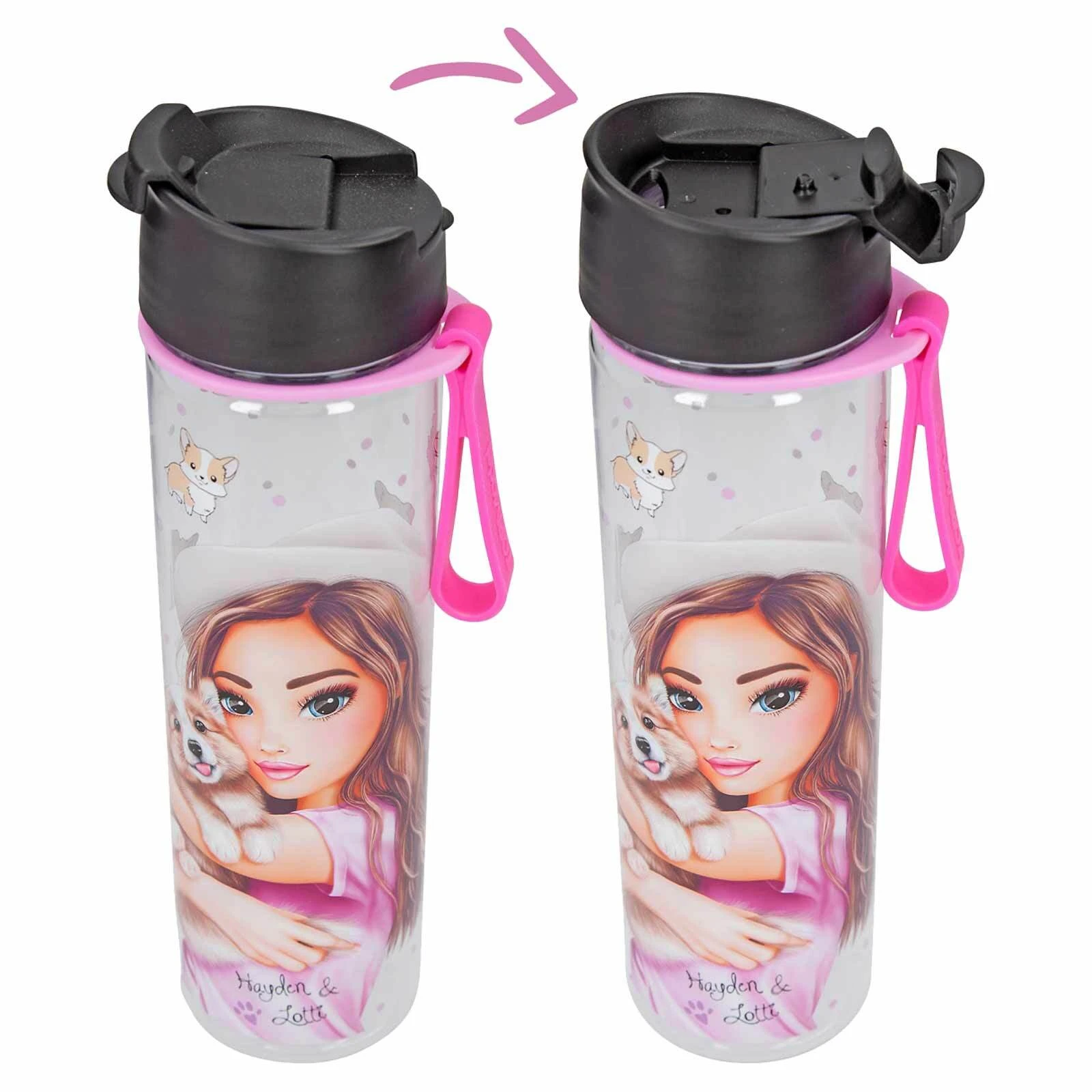 Depesche Trinkflasche Corgi TOPModel 600 Ml In Transparent 4 Depesche Trinkflasche Corgi TOPModel 600 Ml In Transparent – Bild 4