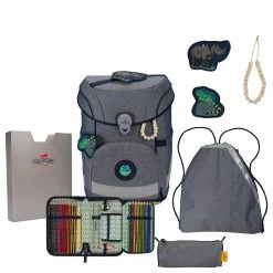 DerDieDas ErgoFlex Easy Exclusive ECO - Schulranzen Set 5 Tlg 950g In Blue Planet