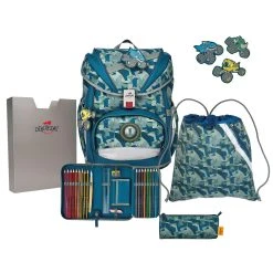 DerDieDas ErgoFlex Easy Schulranzen-Set In Monster Truck