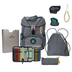 DerDieDas ErgoFlex Eco Schulranzen-Set 5tlg. In Blue Planet