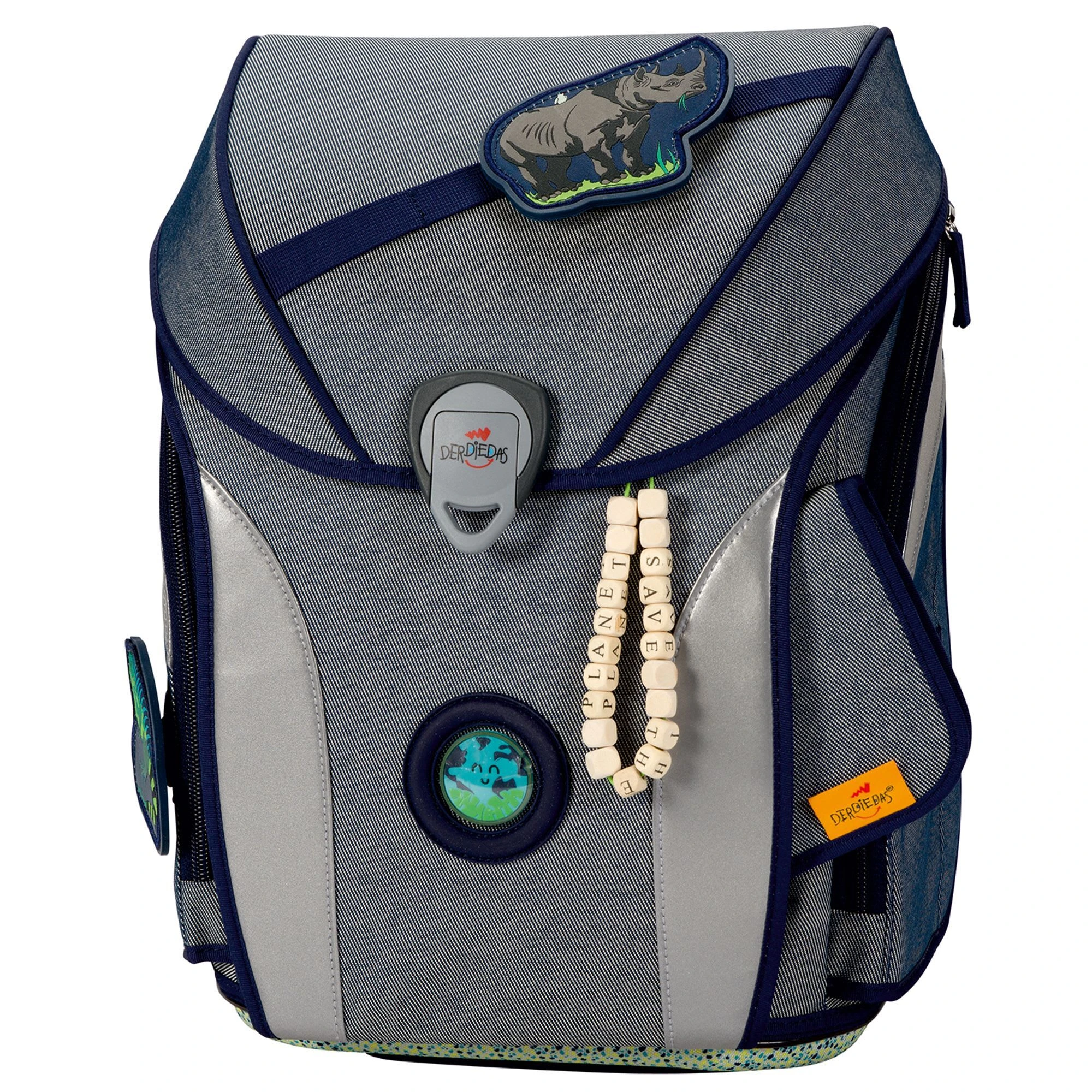 DerDieDas ErgoFlex Max Eco Schulranzen-Set 5-teilig In Blue Planet 2 DerDieDas ErgoFlex Max Eco Schulranzen-Set 5-teilig In Blue Planet – Bild 2