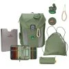 DerDieDas ErgoFlex Max Eco Schulranzen-Set 5-teilig In Green Planet