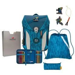 DerDieDas ErgoFlex Max Schulranzen-Set 5-teilig In Trendsport