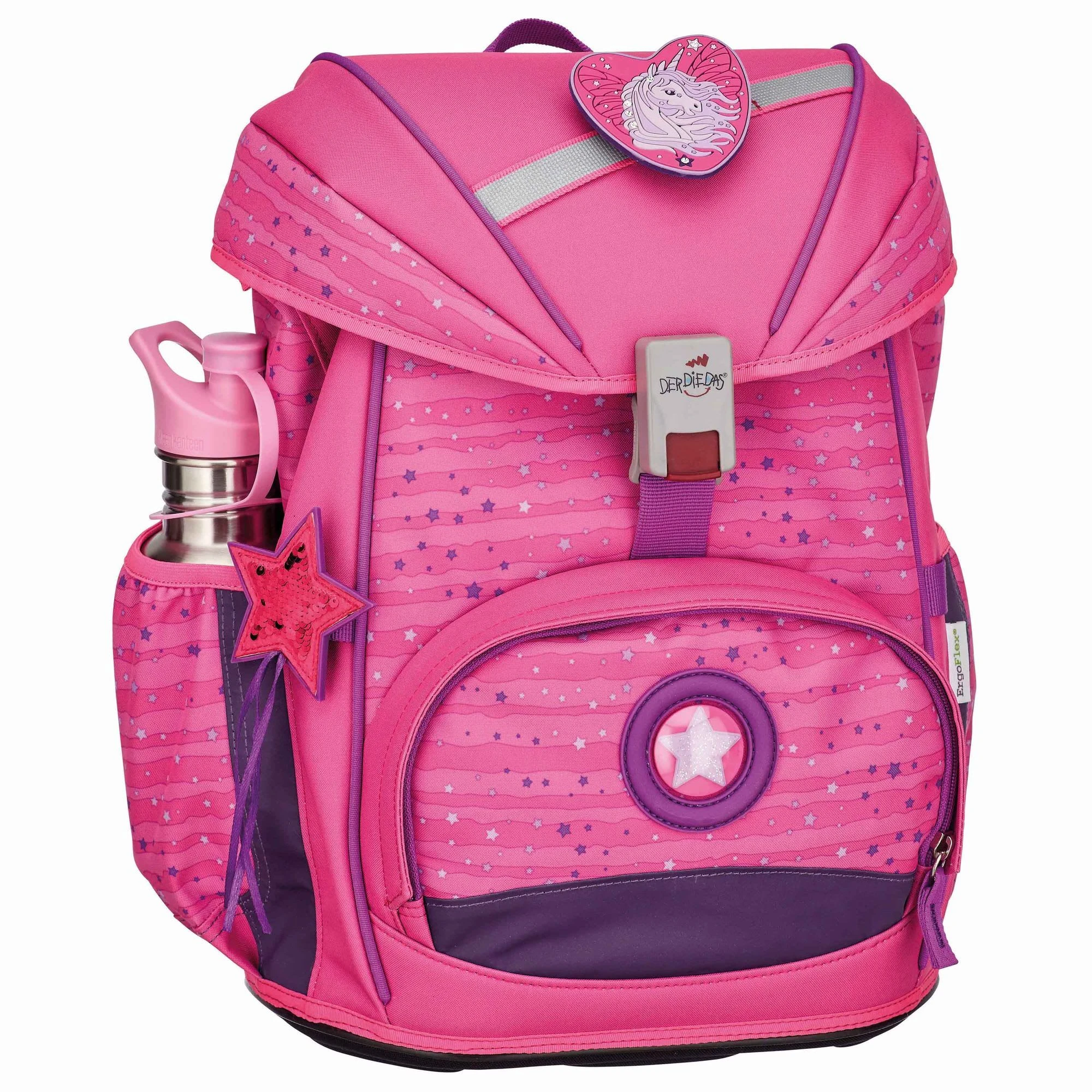 DerDieDas ErgoFlex Schulranzen-Set 5tlg. In Pretty Unicorn 2 DerDieDas ErgoFlex Schulranzen-Set 5tlg. In Pretty Unicorn – Bild 2