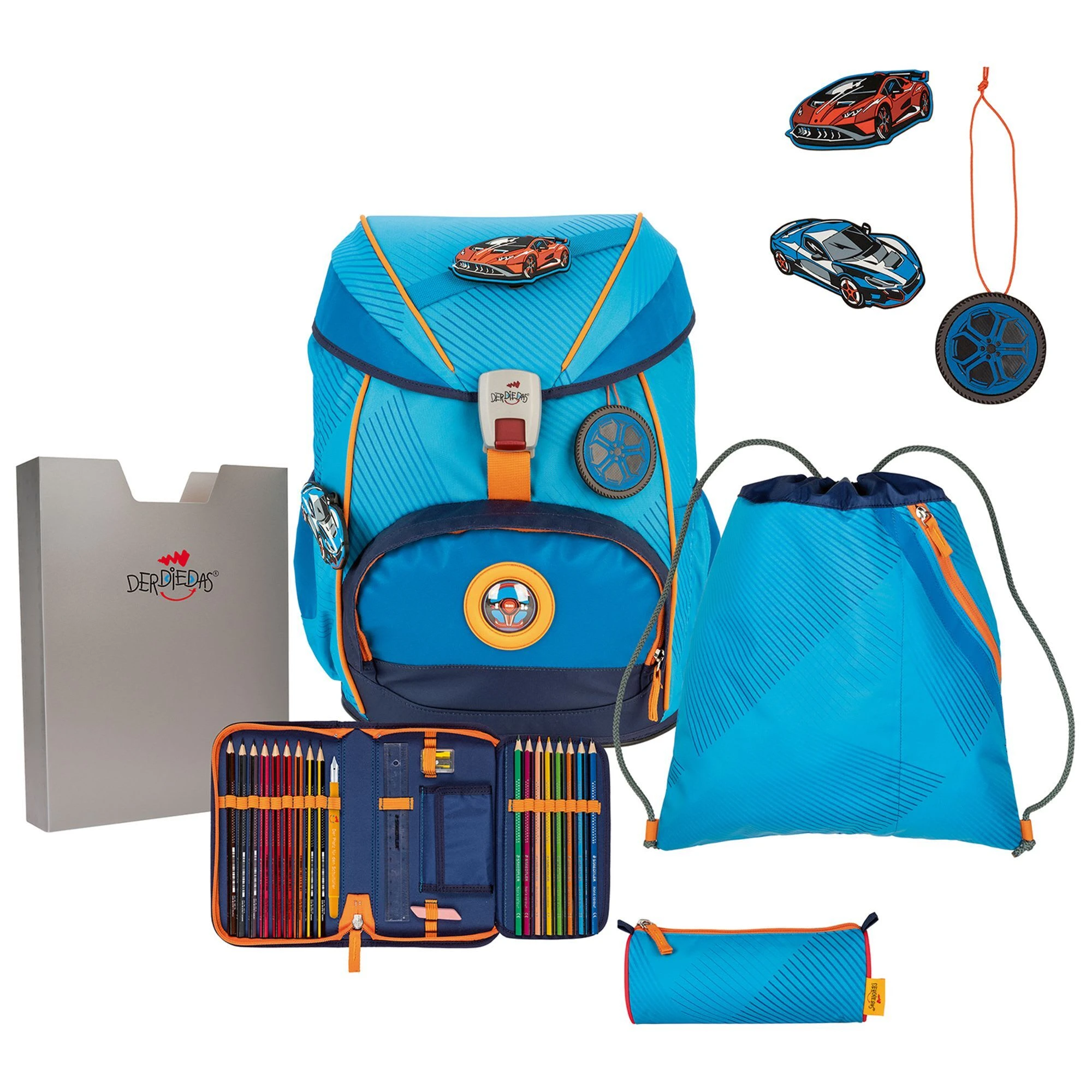 DerDieDas ErgoFlex Superflash Schulranzen-Set In Supercar 1 DerDieDas ErgoFlex Superflash Schulranzen-Set In Supercar