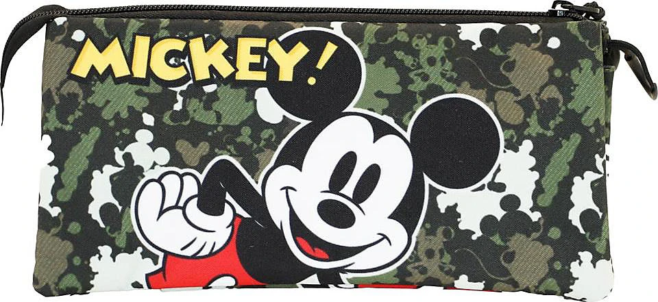Disney Mickey Mouse & Friends Triple-Schlampermäppchen Disney Mickey Mouse Camouflage, Unbefüllt 3 Disney Mickey Mouse & Friends Triple-Schlampermäppchen Disney Mickey Mouse Camouflage, Unbefüllt – Bild 3