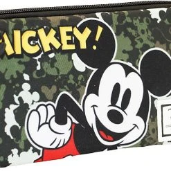 Disney Mickey Mouse & Friends Triple-Schlampermäppchen Disney Mickey Mouse Camouflage, Unbefüllt