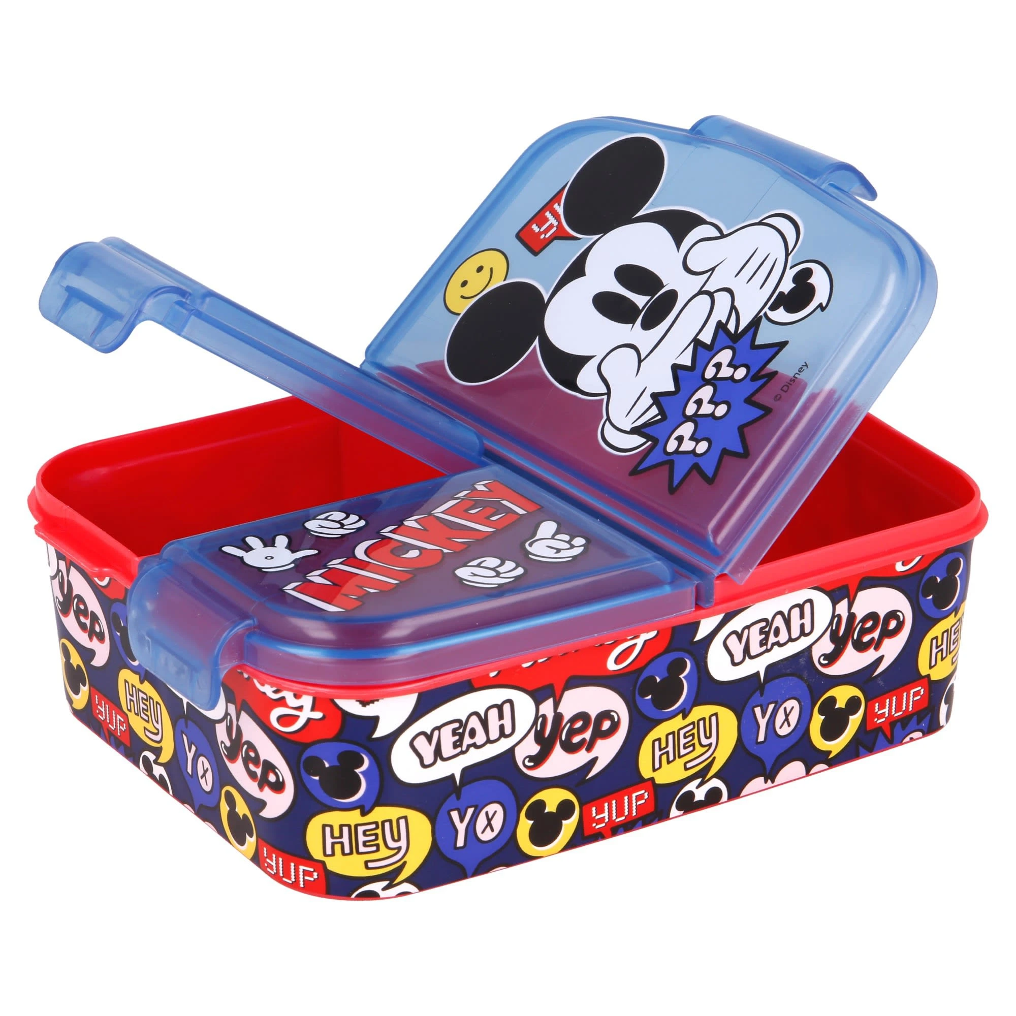 Disney Mickey Mouse Brotdose Mickey Mouse Mit 3-Fach-Unterteilung In Bunt 4 Disney Mickey Mouse Brotdose Mickey Mouse Mit 3-Fach-Unterteilung In Bunt – Bild 4