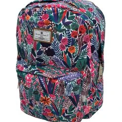 Enflame Design Schultasche Rucksack 2 Fächer Backpack Leicht Gepolstert In Grün