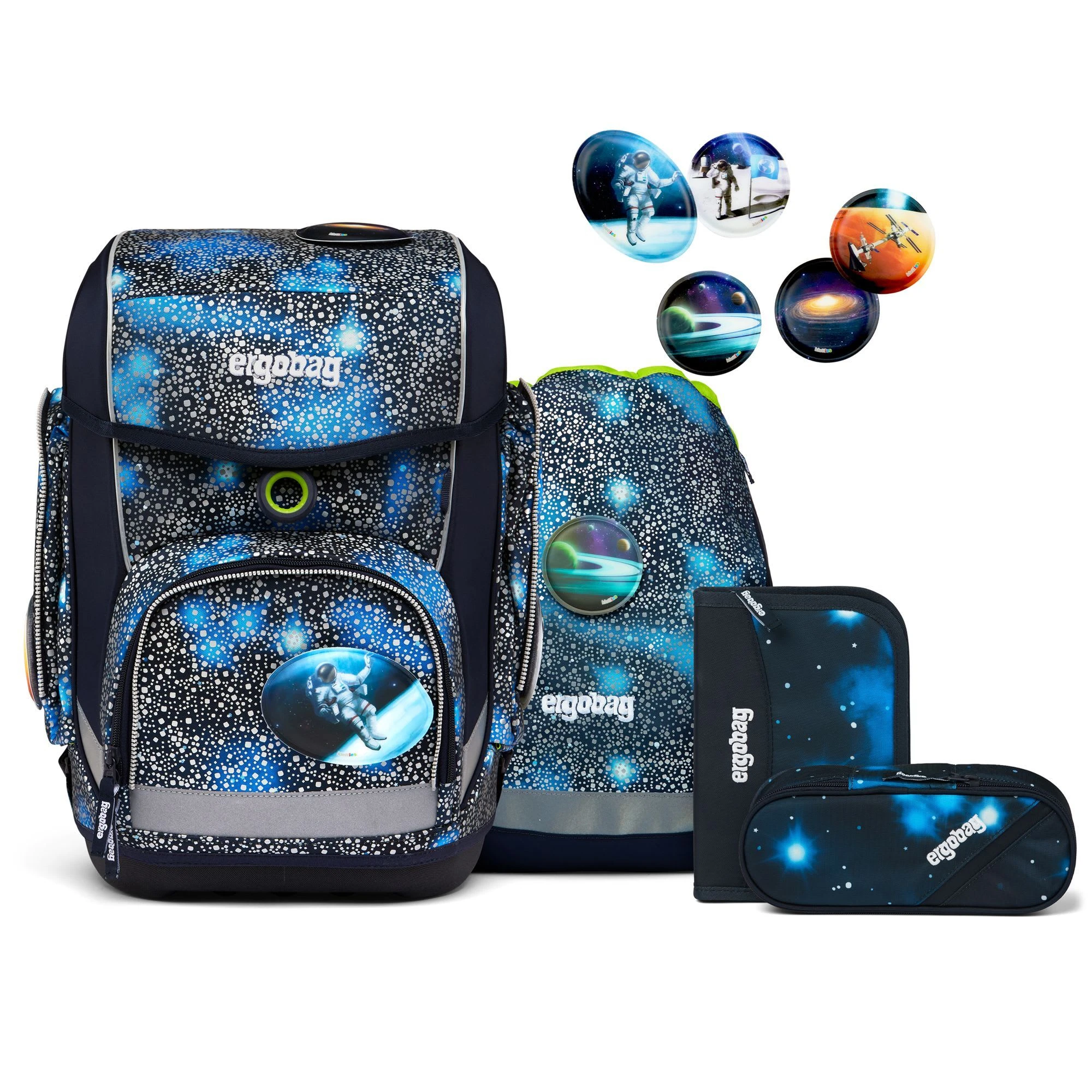 Ergobag Cubo Schulranzen-Set 5tlg. Inkl. Klettie-Set In Bär Anhalter Durch Die Galaxis 1 Ergobag Cubo Schulranzen-Set 5tlg. Inkl. Klettie-Set In Bär Anhalter Durch Die Galaxis