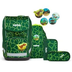 Ergobag Cubo Schulranzen-Set 5tlg. Inkl. Klettie-Set In Bärrex