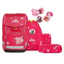 Ergobag Cubo Schulranzen-Set 5tlg. Inkl. Klettie-Set In Cinbärella