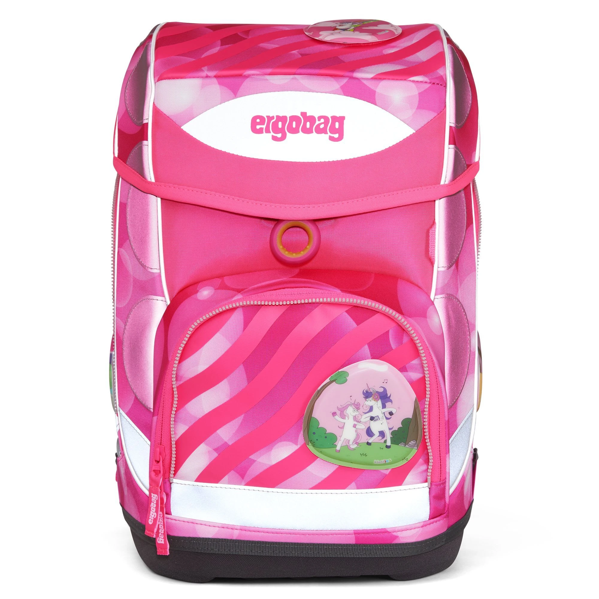 Ergobag Cubo Schulranzen-Set 5tlg. Inkl. Klettie-Set In Kuntbärbuntes Einhorn 6 Ergobag Cubo Schulranzen-Set 5tlg. Inkl. Klettie-Set In Kuntbärbuntes Einhorn – Bild 6