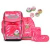 Ergobag Cubo Schulranzen-Set 5tlg. Inkl. Klettie-Set In Kuntbärbuntes Einhorn
