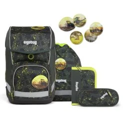 Ergobag Cubo Schulranzen-Set 5tlg. Inkl. Klettie-Set In Mähdreschbär