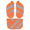 Ergobag Cubo Seitentaschen-Zipset Orange Reflektor, 3-tlg.