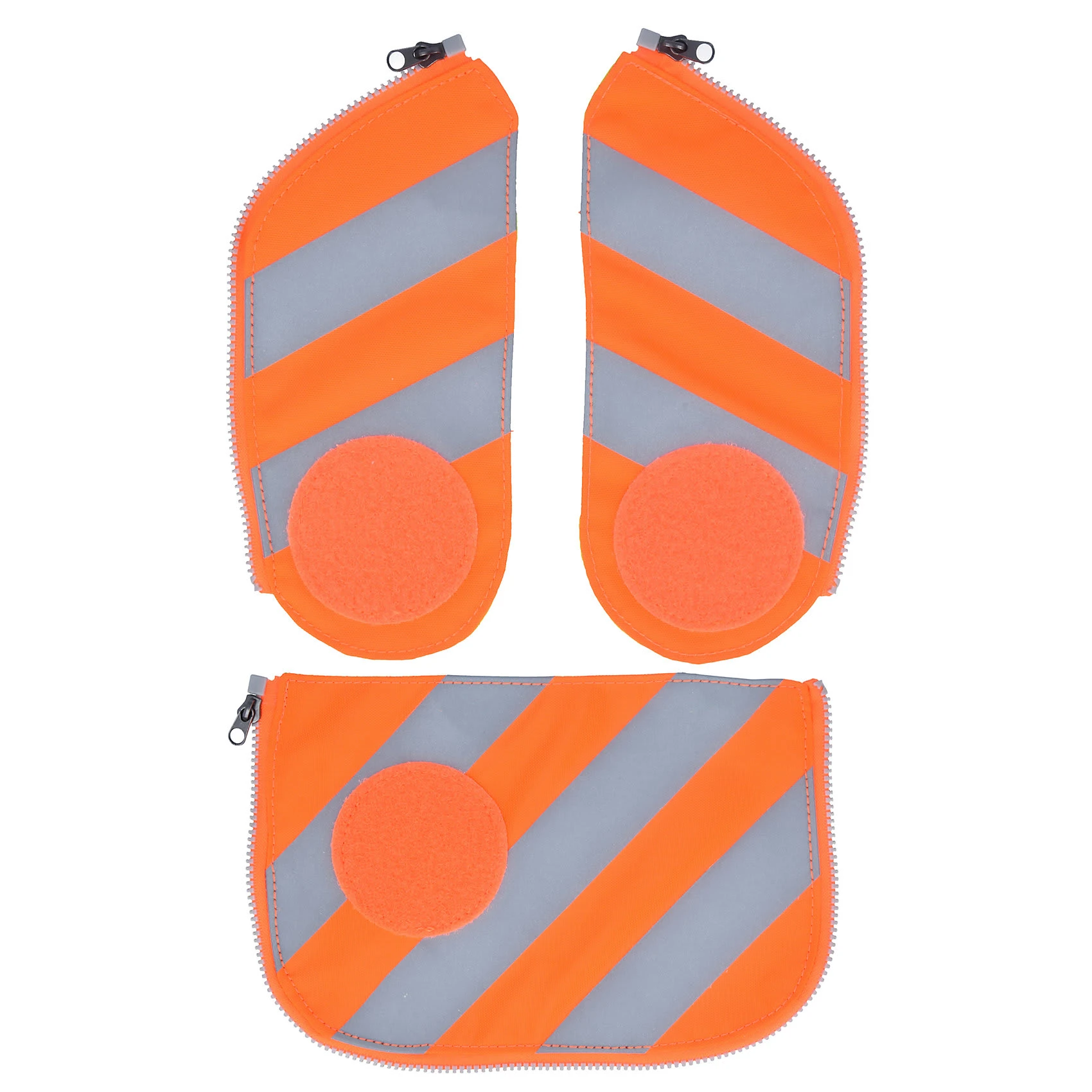 Ergobag Cubo Seitentaschen-Zipset Orange Reflektor, 3-tlg. 1 Ergobag Cubo Seitentaschen-Zipset Orange Reflektor, 3-tlg.